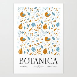 Botanica Flower Market Art Print 024 Art Print