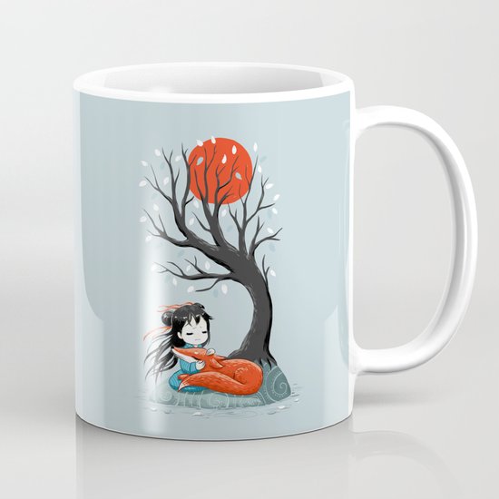 Girl and a Fox 2 Mug