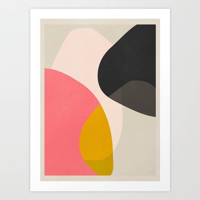 Shapes Abstract 20 Art Print