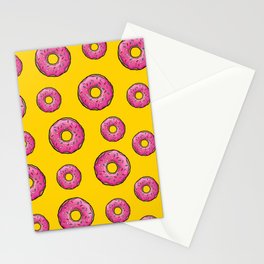 Pink Donuts Stationery Card