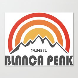 Blanca Peak Colorado Canvas Print