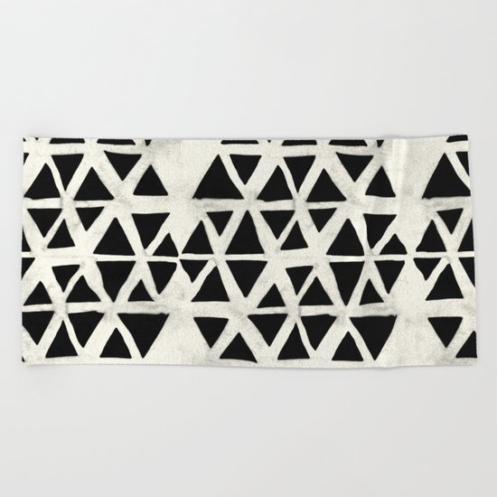 Tribal Geometric Beach Towel