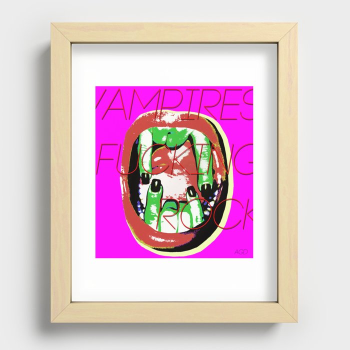 Fallacy Recessed Framed Print