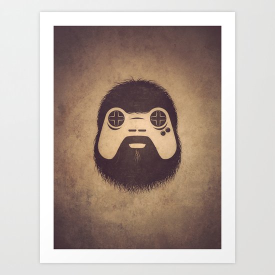 The Gamer Art Print