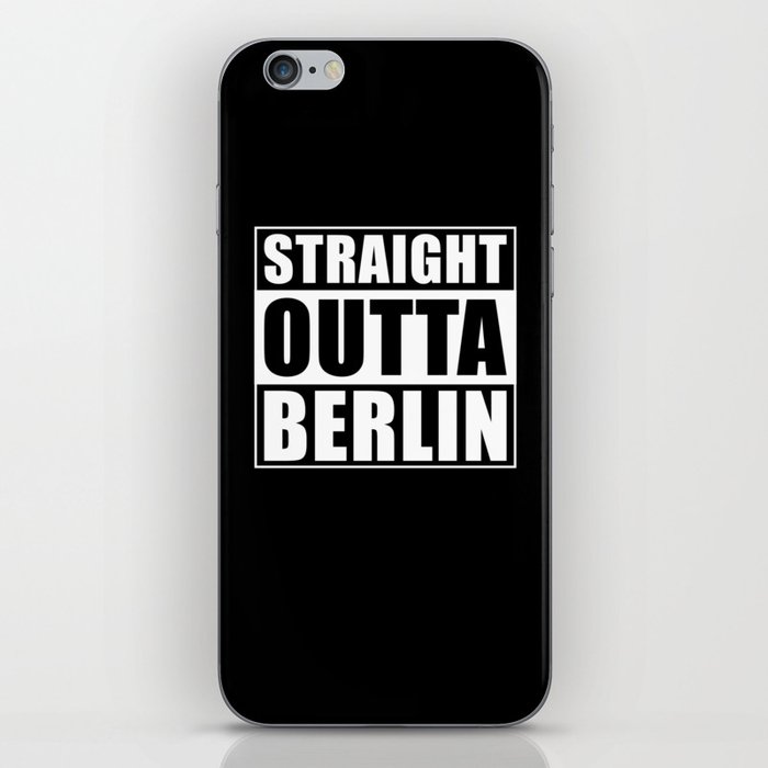 Straight Outta Berlin iPhone Skin