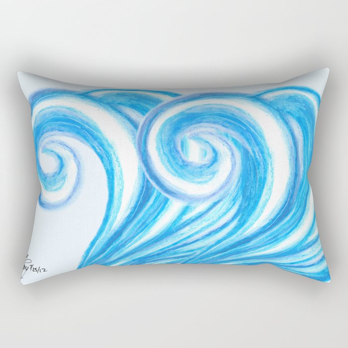 Wave Rectangular Pillow