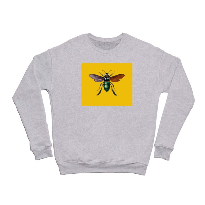 Insects,flies,bees vintage bugs,beetle art Crewneck Sweatshirt