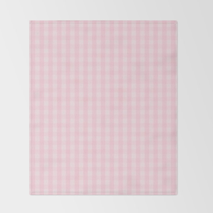 pink gingham blanket