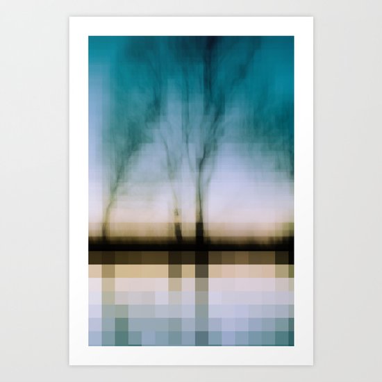 Go Home Tree Beads Art Print