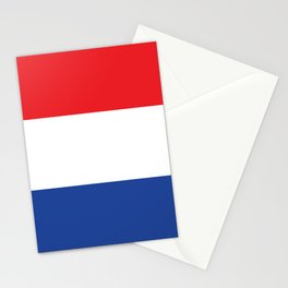 Netherlands Flag Print Dutch Country Pride Patriotic Pattern Stationery Card