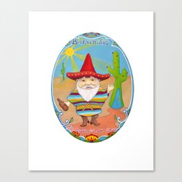 Mexican Gnome Canvas Print