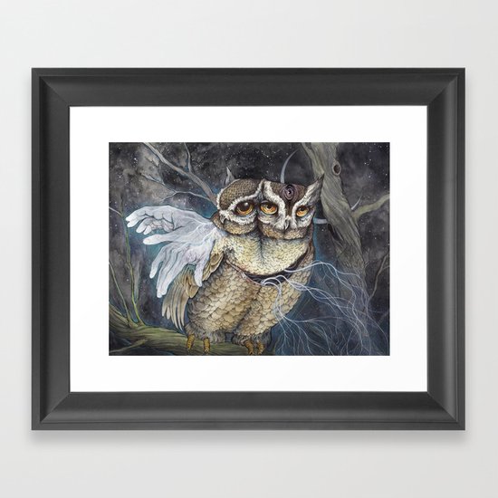 the Sleepless Night Framed Art Print