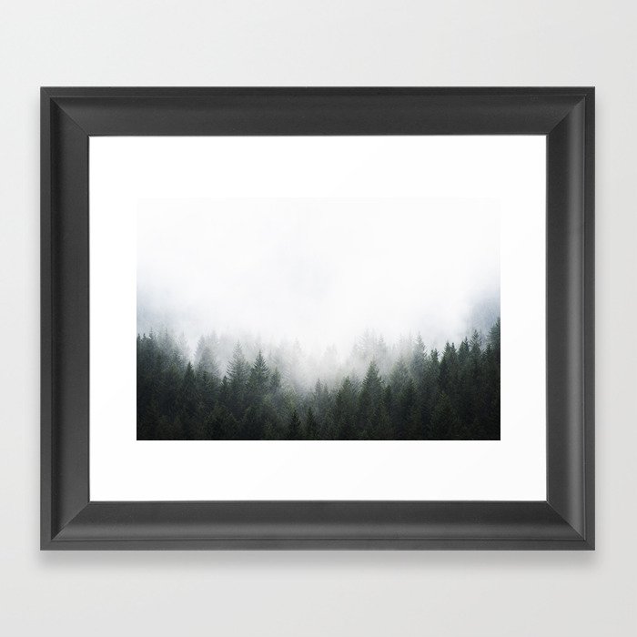 PNW Forest Mountain Adventure IV  Framed Art Print