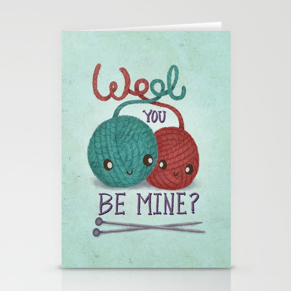 Wool You Be Mine? Stationery Cards