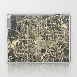 Minneapolis Map yellow Laptop & iPad Skin