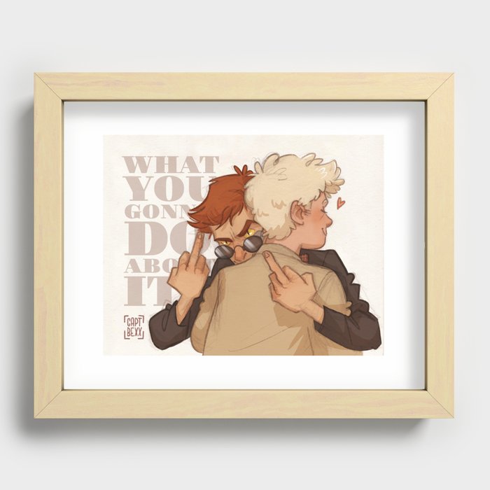What You Gonna Do? Recessed Framed Print