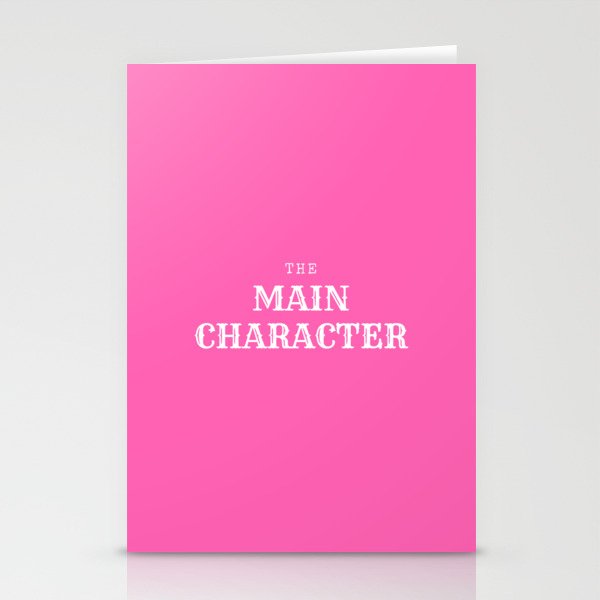 The Main Character Barbie Pink Stationery Cards