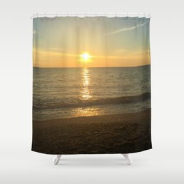 Sunset on the Beach Shower Curtain