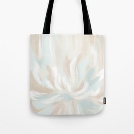 Pastel Pink and Blue Abstract Florals  Tote Bag
