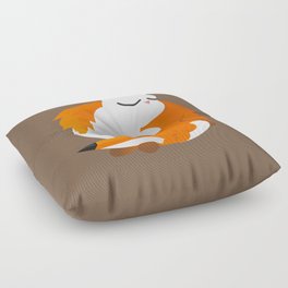 Fox and cat Floor Pillow