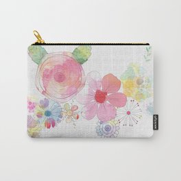 Flowers Art Print Carry-All Pouch