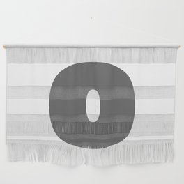 o (Grey & White Letter) Wall Hanging