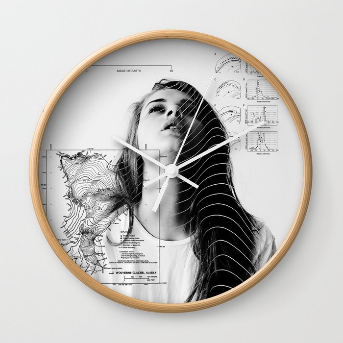 MADE OF EARTH Wall Clock
