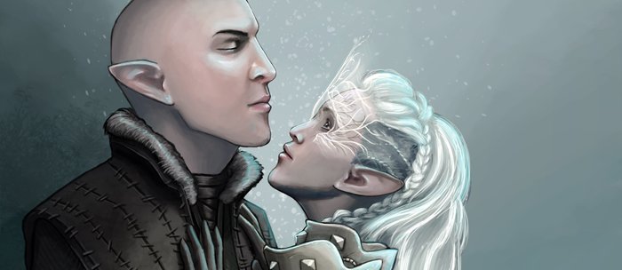 Dragon Age Solas And Inqusitor Coffee Mug By Amberhague Society6 We have 75+ amazing background pictures carefully picked by our community. dragon age solas and inqusitor coffee mug by amberhague