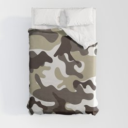 Urban Camo Camouflage Pattern Duvet Cover