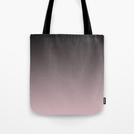 Black, pink - gray Ombre. Tote Bag