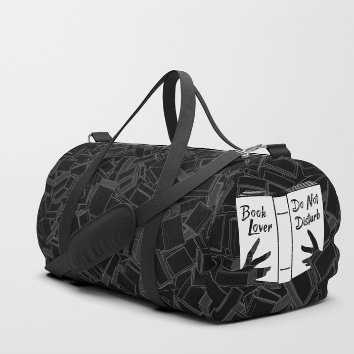 Book Lover, Do Not Disturb Duffle Bag by GrandeDuc | Society6