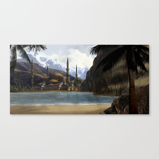 Hidden in the Mountains Canvas Print