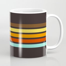 5 Thin Colorful Stripes 19 Coffee Mug