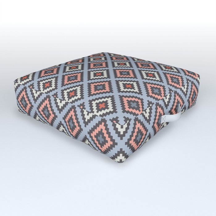 Aztec pattern design 3 Outdoor Floor Cushion