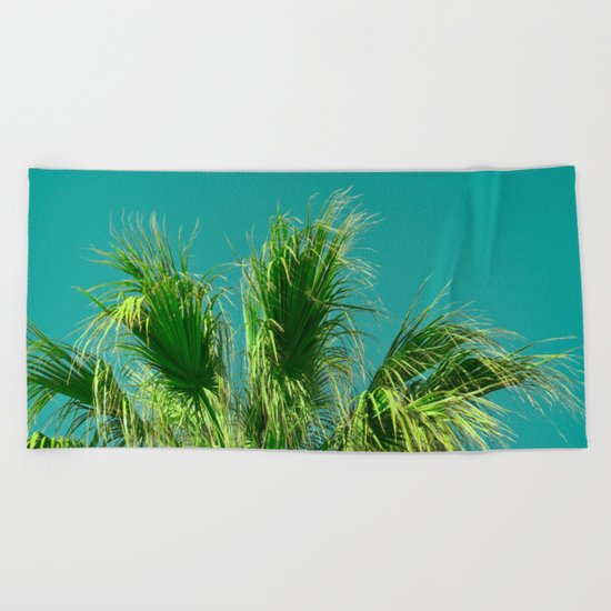 Palms on Turquoise Beach Towel