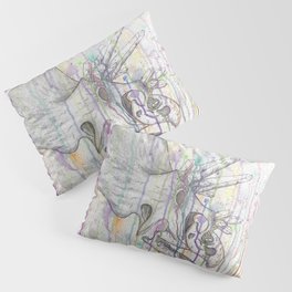 Crystal Triceratops Pillow Sham