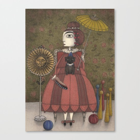 The Feather Canvas Print