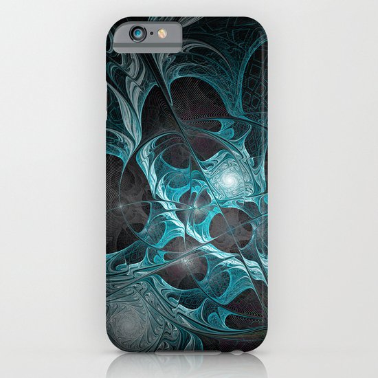 Turquoise Fractal iPhone & iPod Case