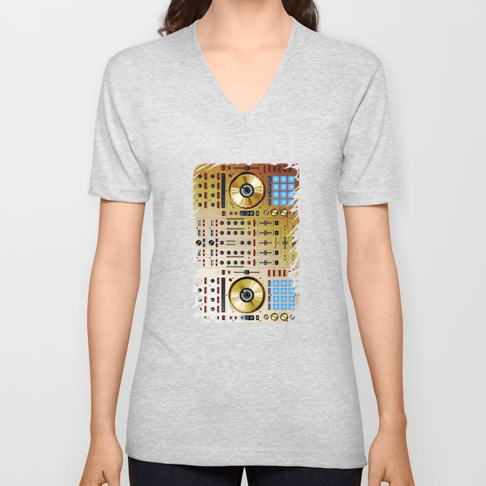 DDJ SX N In Limited Edition Gold Colorway V Neck T Shirt
