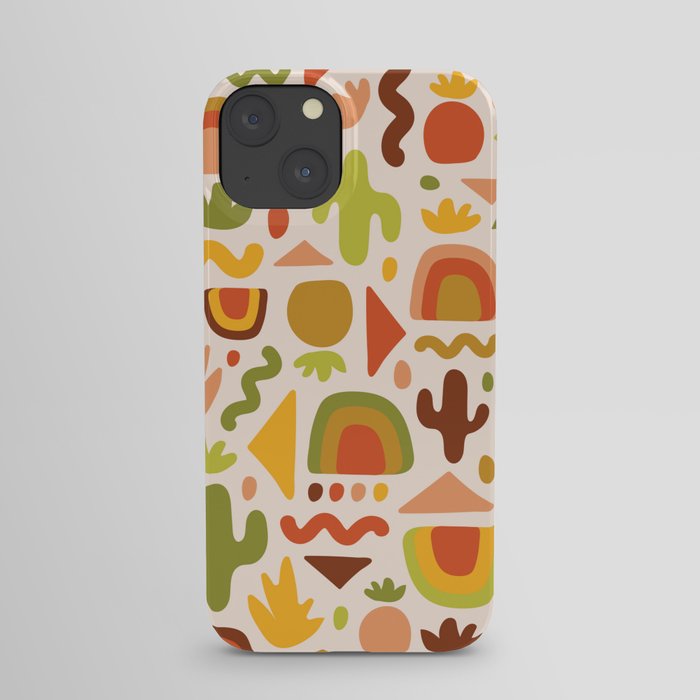 Succulent Cutout Print iPhone Case