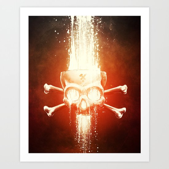 Black Smith Art Print