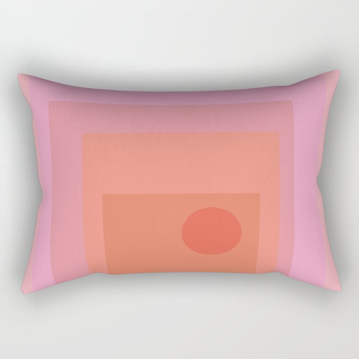 Abstraction_GEOMETRIC_SQUARE_TONE_NEW_LOVE_POP_ART_0106D Rectangular Pillow