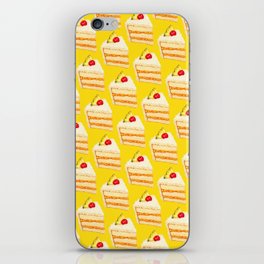 Tropical Cake Pattern - Yellow iPhone Skin