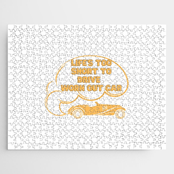 Life's too short to drive Classic Cars, Vintage, Car Lovers  Gifts  Jigsaw Puzzle