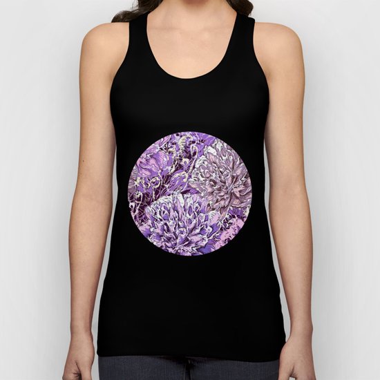 Flowers - blue mood Unisex Tank Top