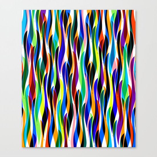 Colorful seaweed Canvas Print
