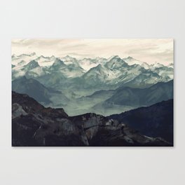 Mountain Fog Canvas Print