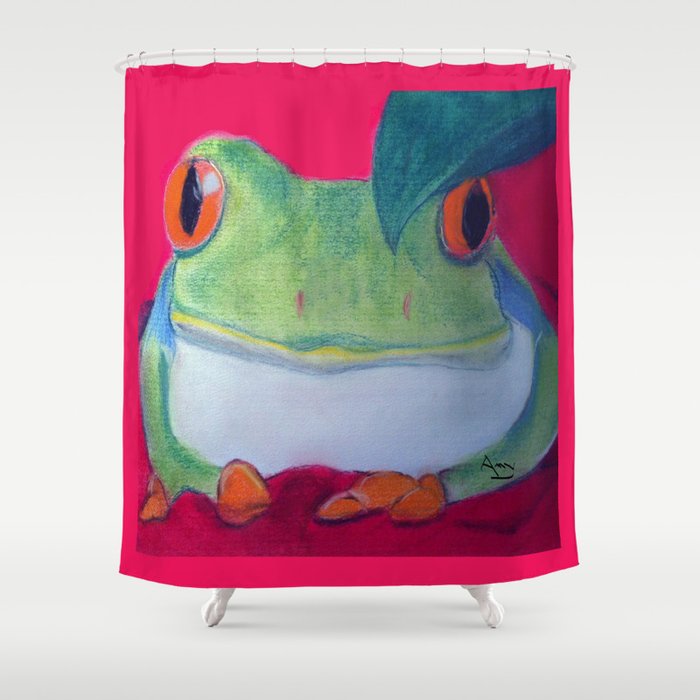Tree Frog Shower Curtain