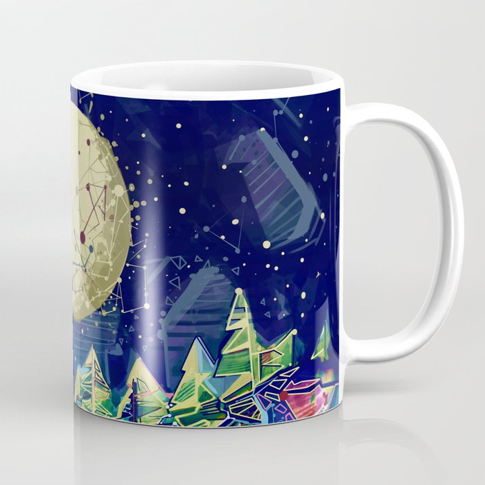 abstract forest Coffee Mug