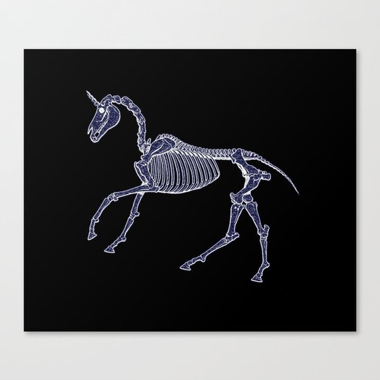 Unicorn Fossil Canvas Print
